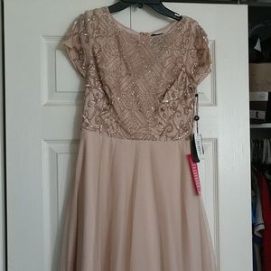Tea length cocktail dress
